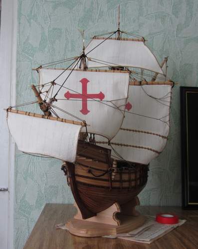 Модель каракка 'Санта Мария' Христофора Колумба